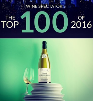 Notre Chablis Domaine 2014 dans le TOP 100 du Wine Spectator !